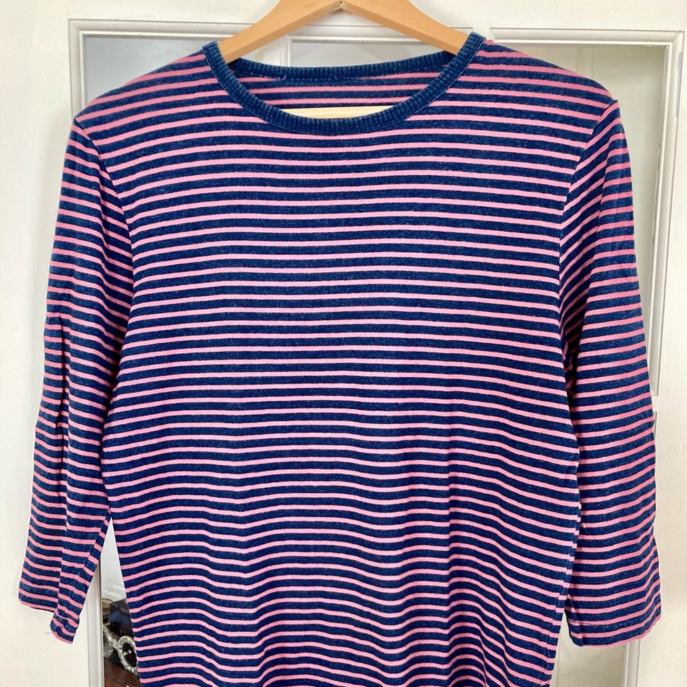 Native Youth 3/4 Length striped t shirt